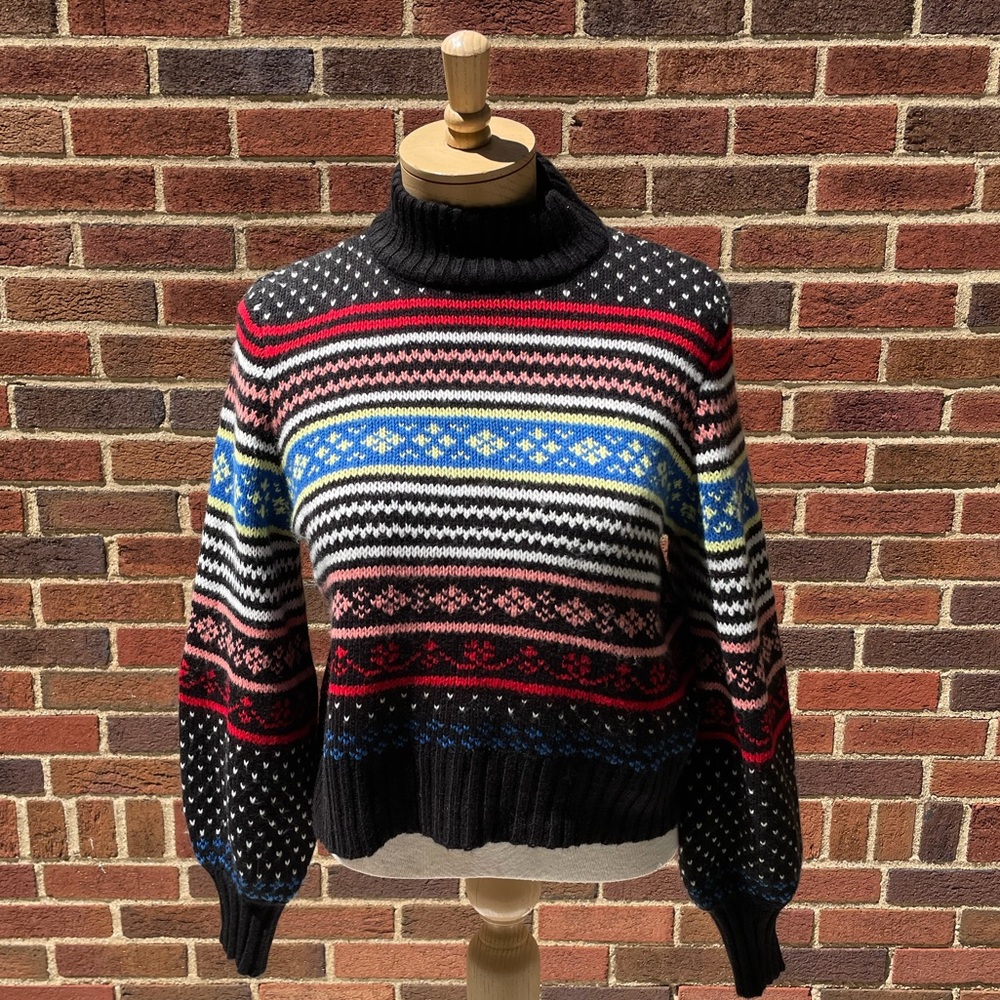 Colorful Patterned Women's Sweater